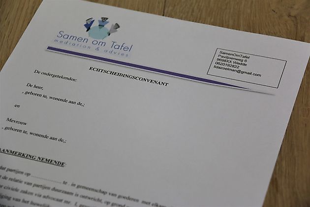 Echtscheidingsmediation - Samen om Tafel mediation & advies